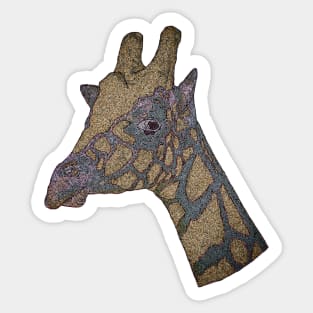 Eccentric Giraffe Sticker